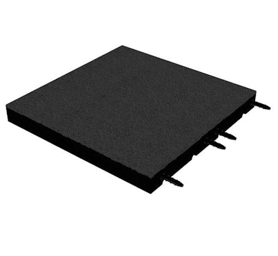 Gummiplatta Lek Fallhöjd 1,8 meter