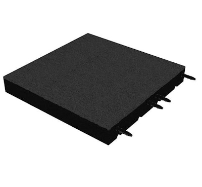 Gummiplatta Lek Fallhöjd 2,3 meter