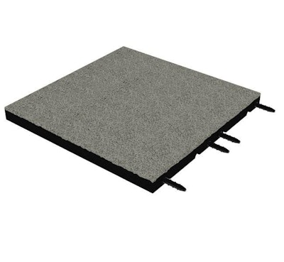 Gummiplatta Sport t=45 mm