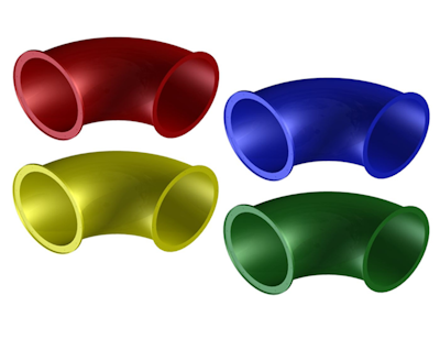 Kryptunnelelement - Böj 90° large