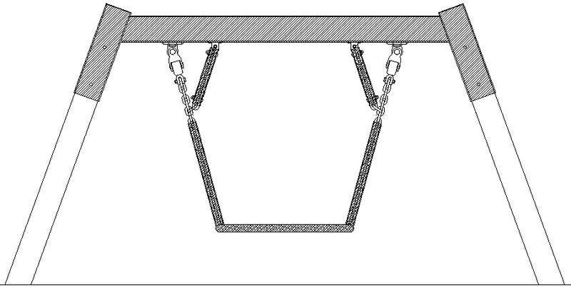 Överliggare gungstativ för Fågelbogunga - bild 3