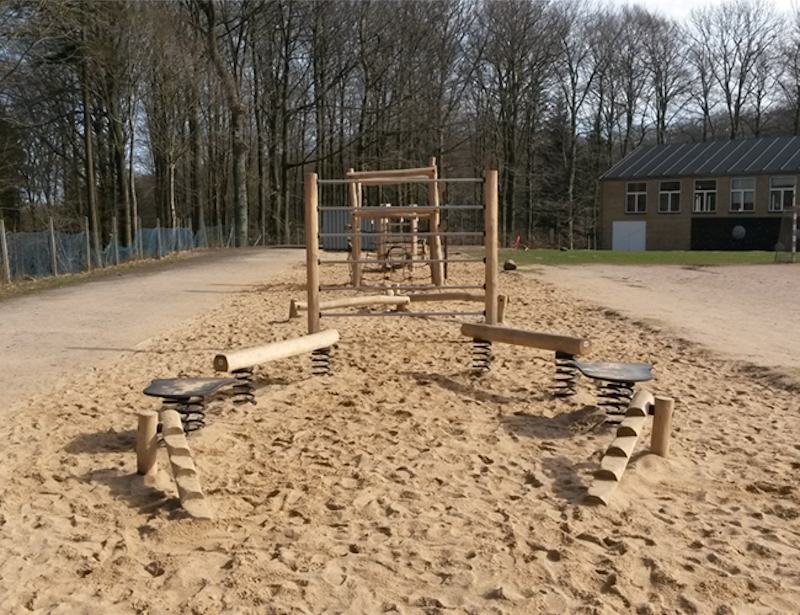 Balansbom (lutande) med steg - bild 2