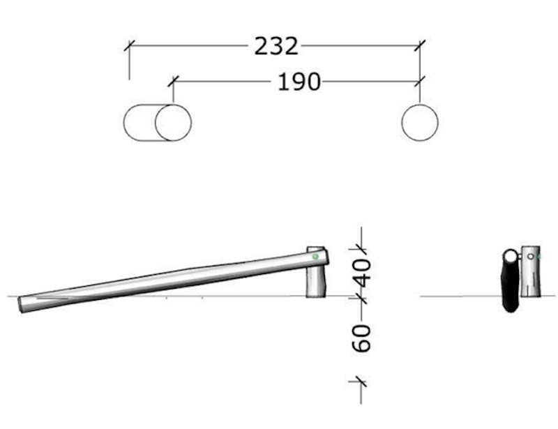 Balansbom (lutande) - två storlekar - bild 9