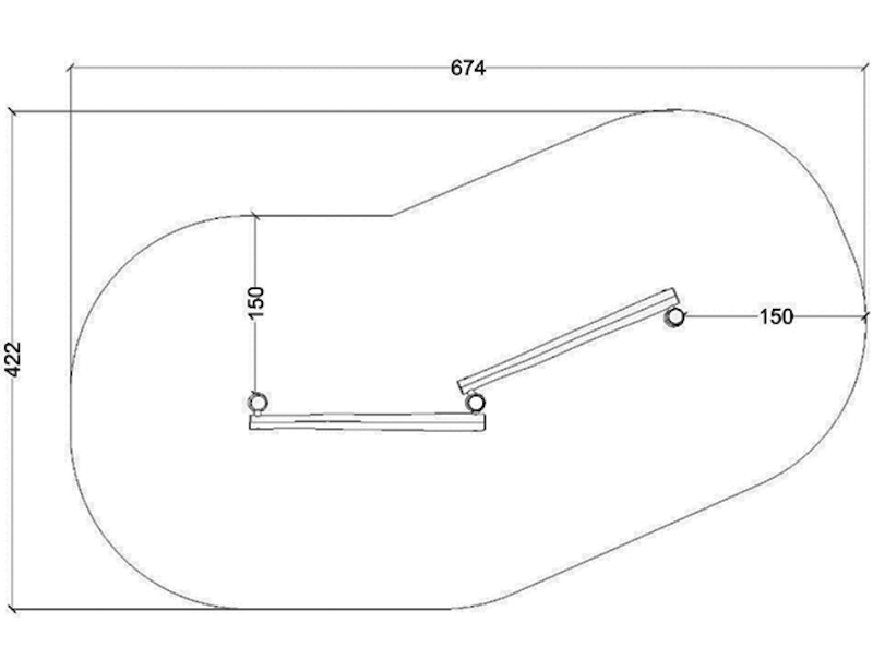 Balansbom (sned) x2 - bild 2