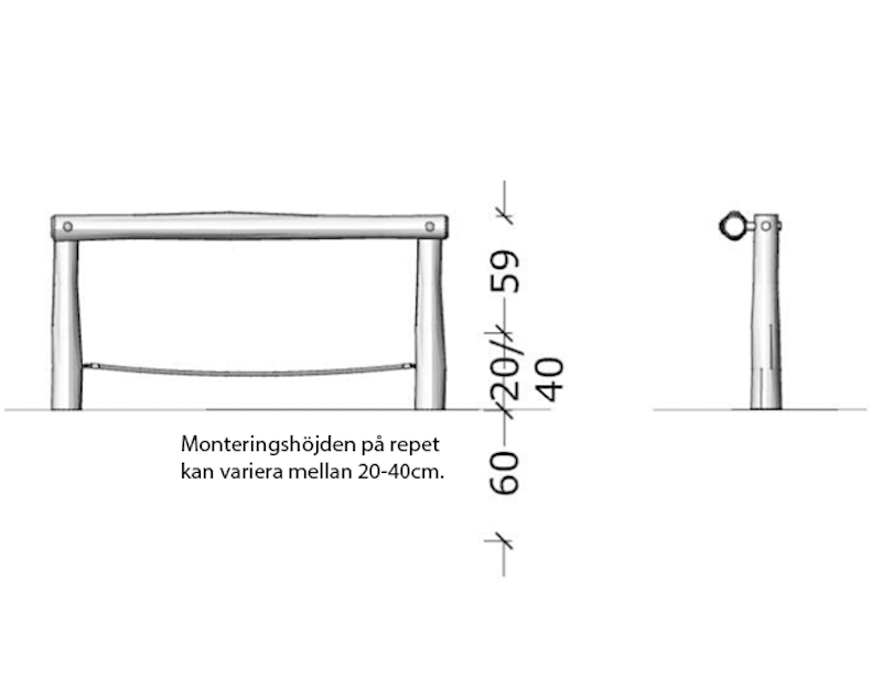 Balansrep med bom - bild 4