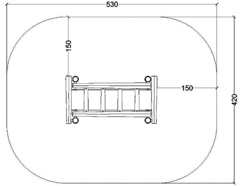 Hängbro med bommar - två storlekar - bild 3