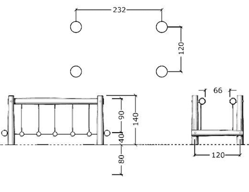 Hängbro med bommar - två storlekar - bild 8