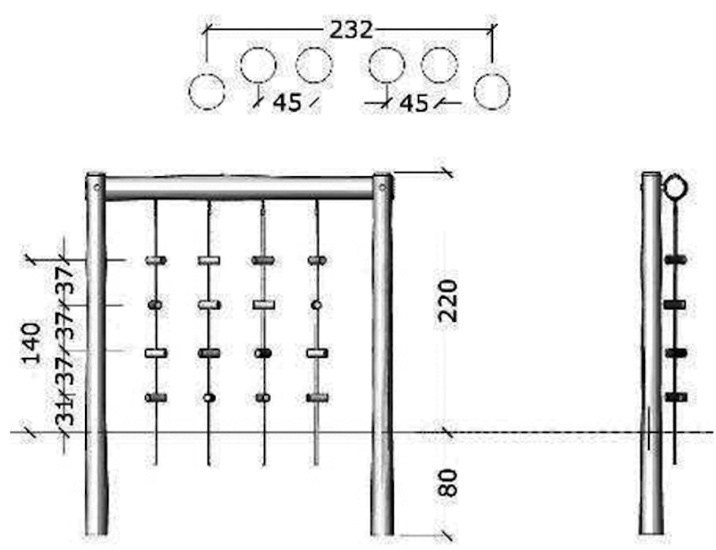 Klätterrep med klossar - bild 3