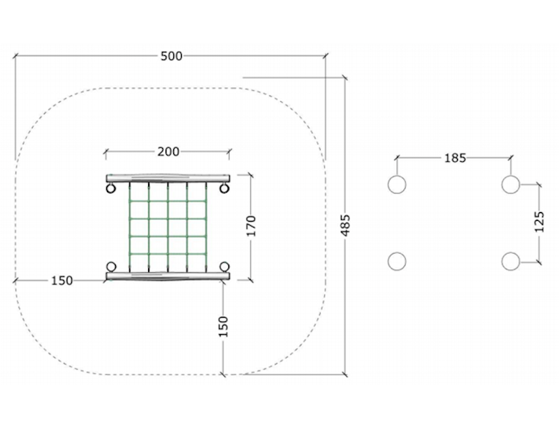 Nät lutande - bild 2