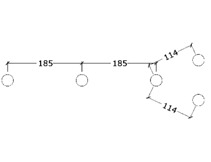 Lutande bom med nät - bild 3