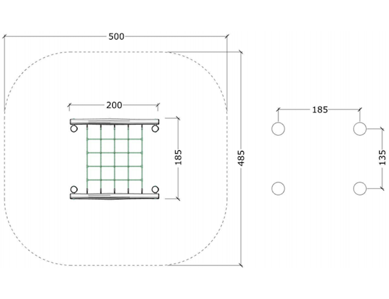 Nät horisontellt - bild 2