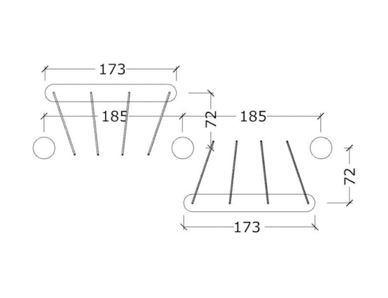 Upp-och-ner nät DUBBEL - bild 3