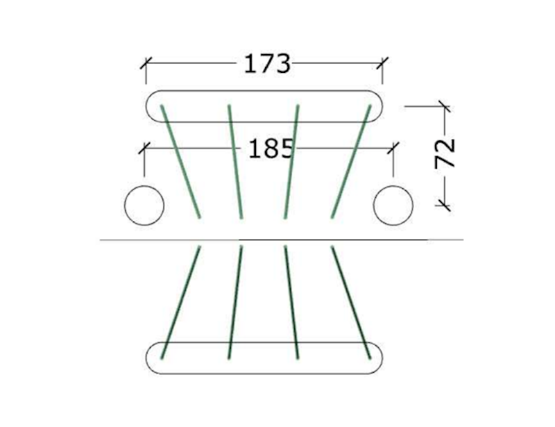 Upp-och-ner nät ENKEL - bild 3