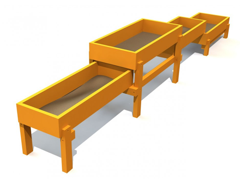 Sandlådor på ben - bild 3