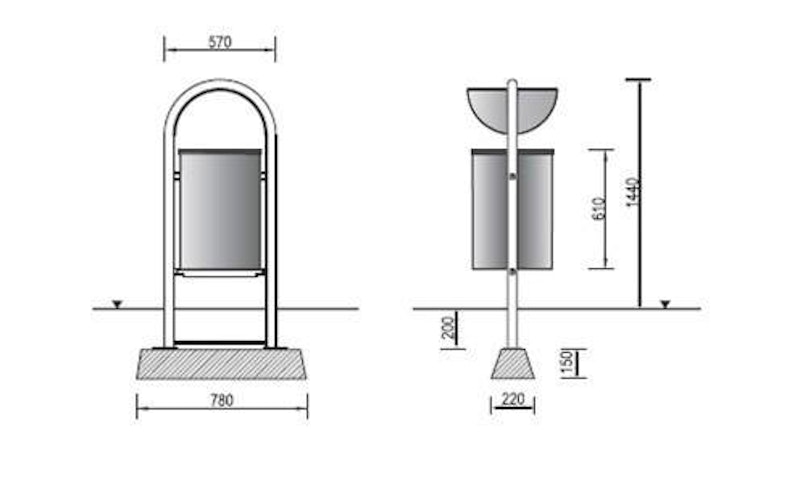 Skräpa Metall 35L - bild 2