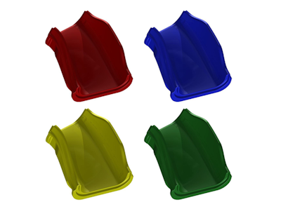 Släntmodul - Kurva höger