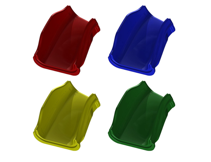 Släntmodul - Kurva vänster