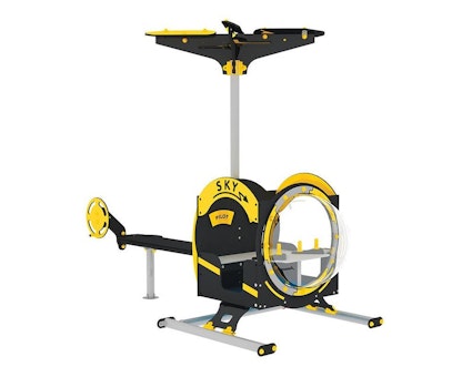 helikopter på lekplats