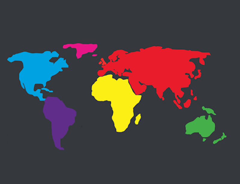 Världskarta 8x5 meter - bild 3