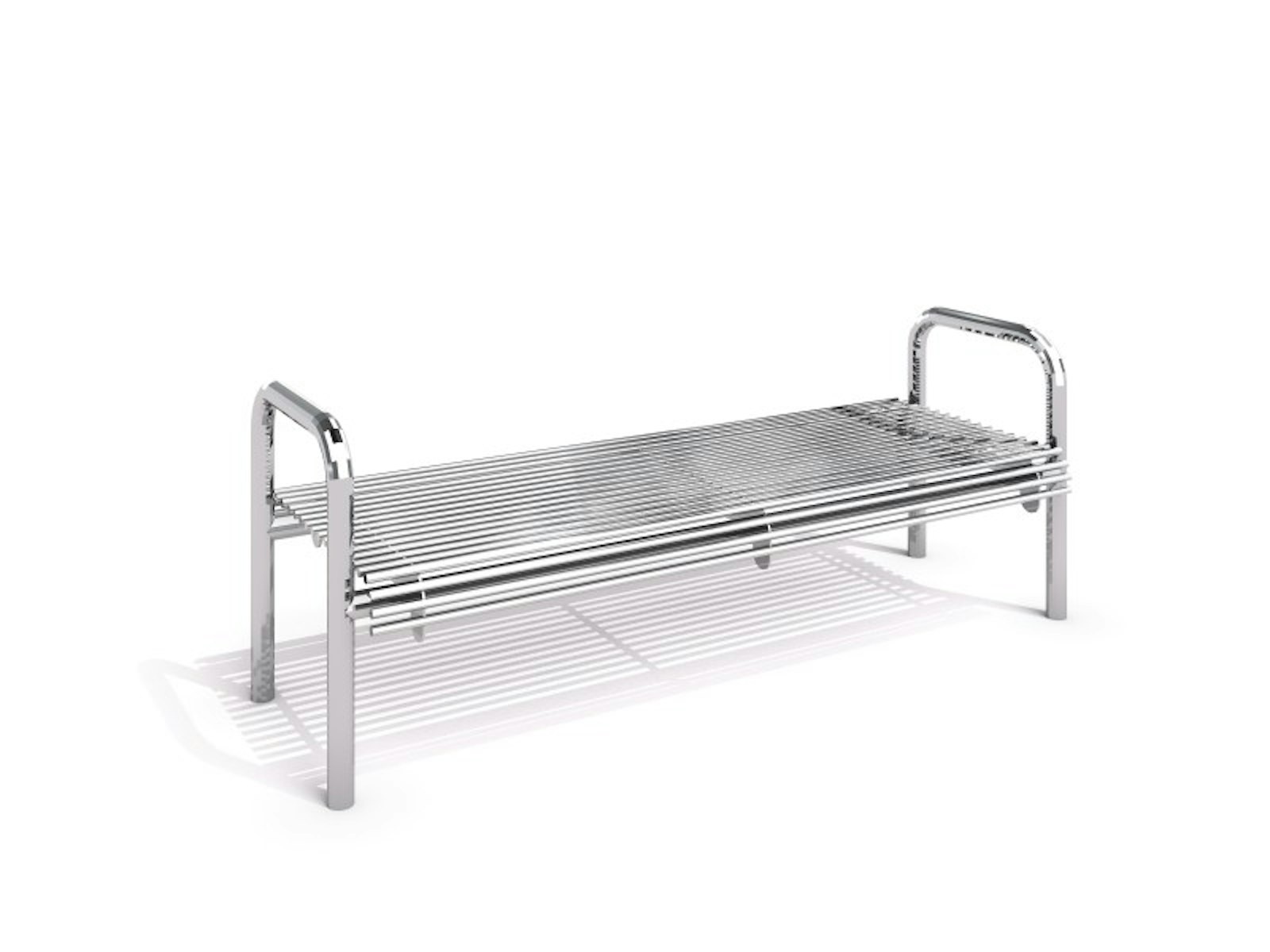 Rostfri bänk 17
