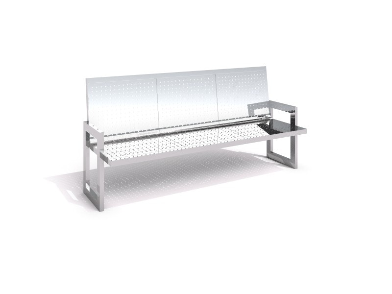 Rostfri bänk 11