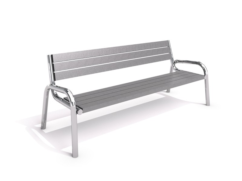 Rostfri bänk 14