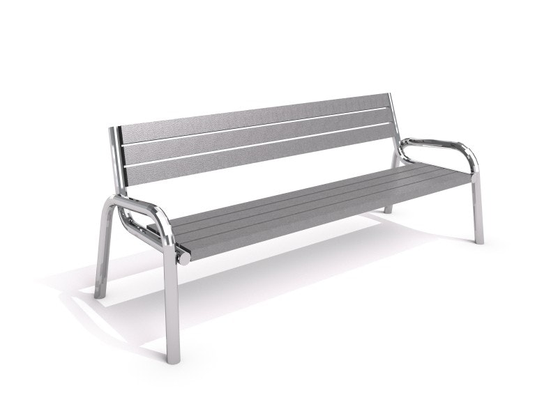 Rostfri bänk 14