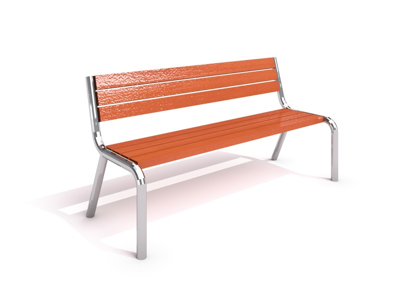 Rostfri bänk 2