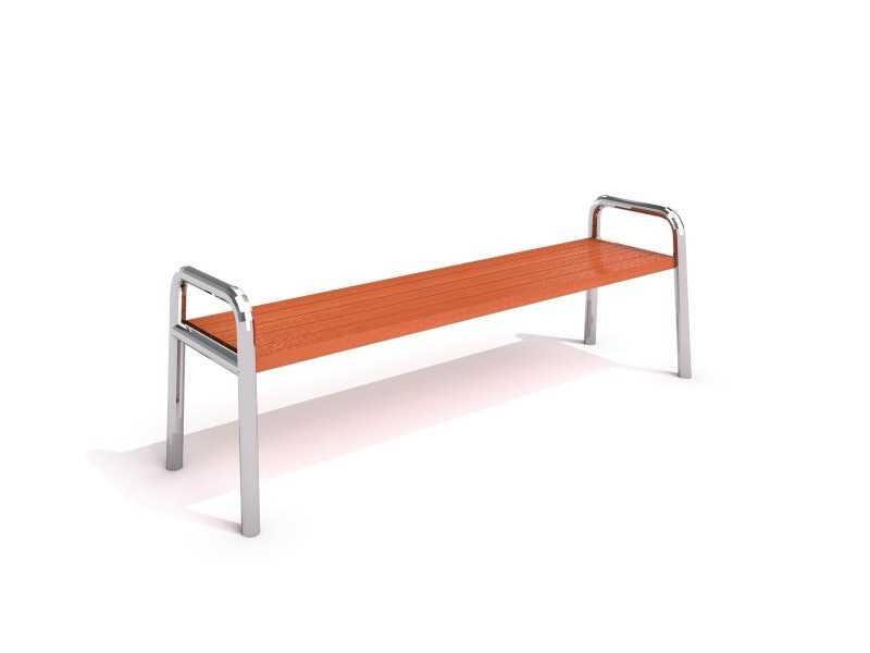 Rostfri bänk 3