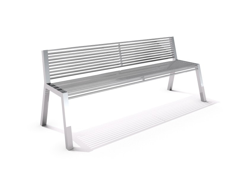 Rostfri bänk 19