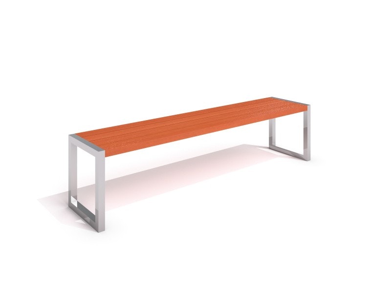 Rostfri bänk 6
