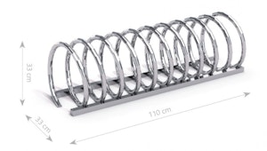 Steel bicycle rack 13