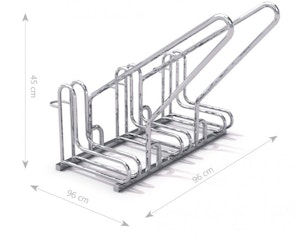 Steel bicycle rack 15