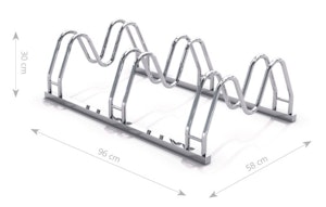 Steel bicycle rack 16