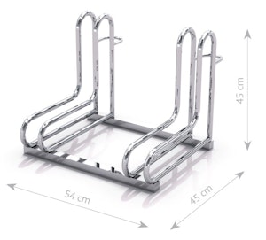 Steel bicycle rack 18
