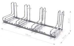 Steel bicycle rack 19