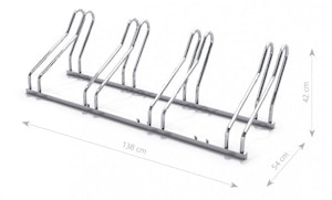 Steel bicycle rack 21