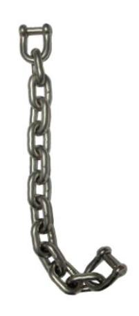 Säkerhetskedja m schaklar