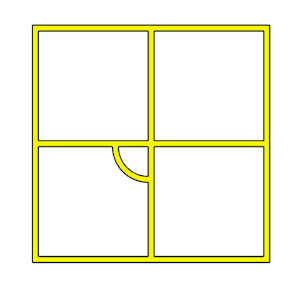 King 4x4 meter - bild 1