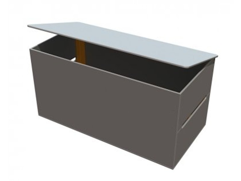 Förvaringslåda med vikbara lock - bild 6