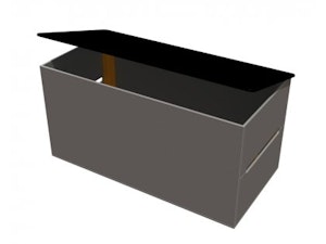 Förvaringslåda med vikbara lock - bild 8