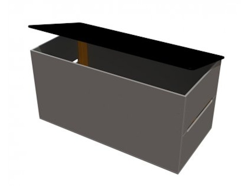 Förvaringslåda med vikbara lock - bild 7