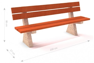 Concrete bench 09