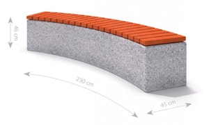 Concrete bench 04