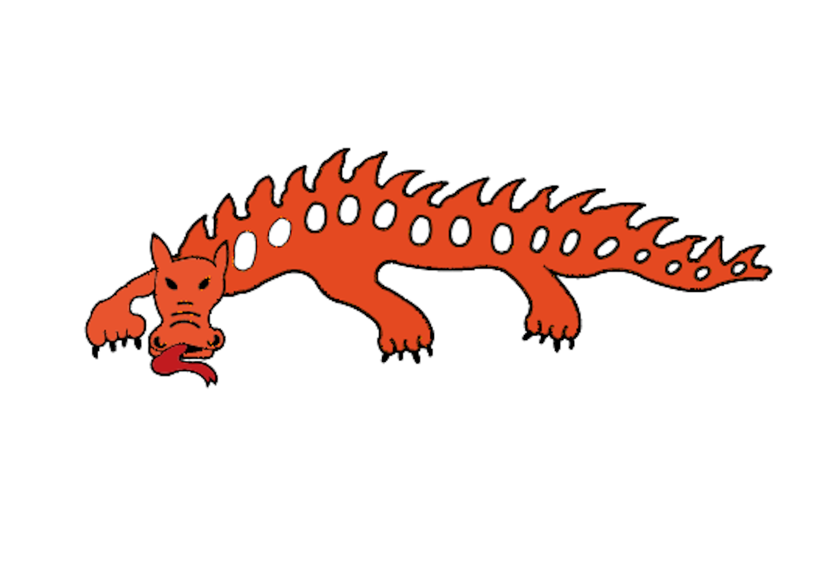 Röd drake