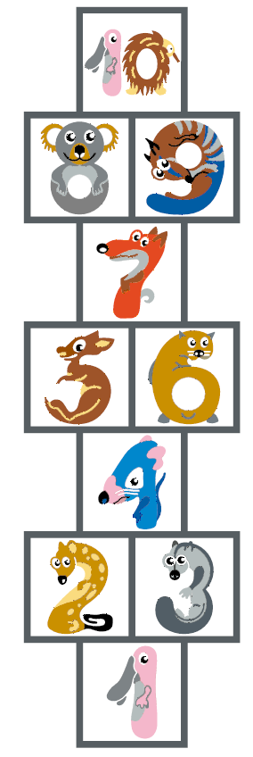 Hopphage Australiens djur