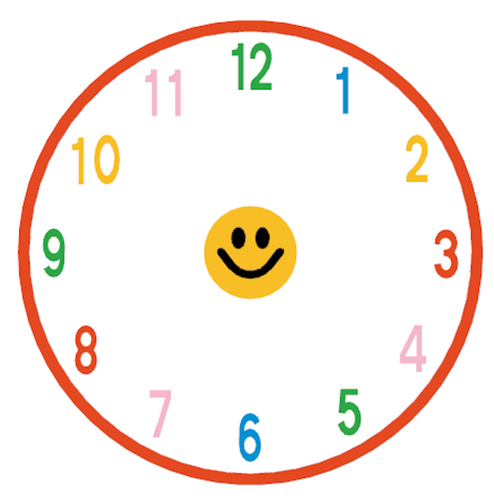 Klocka Smiley