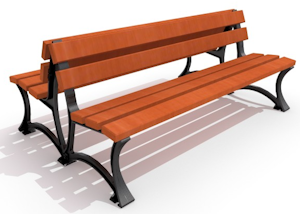 Gjutjärnsbänk 4 - bild 1