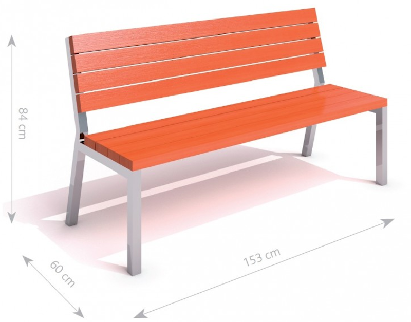 Rostfri bänk 1 - bild 2