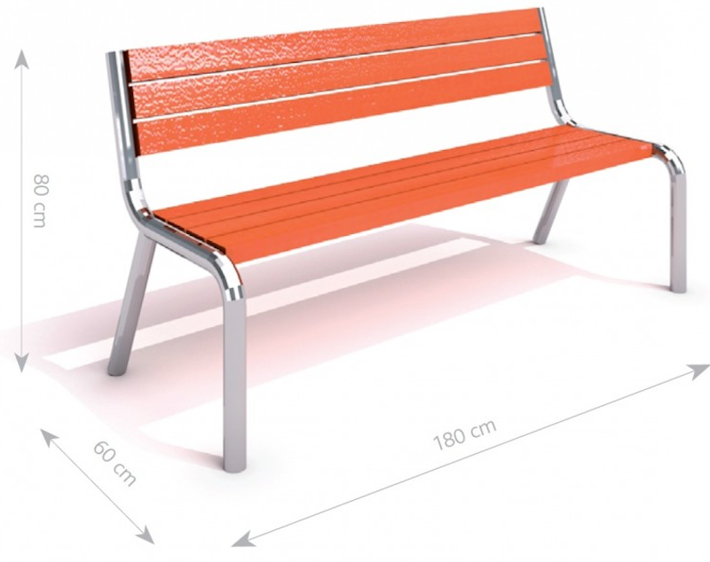 Rostfri bänk 2 - bild 3